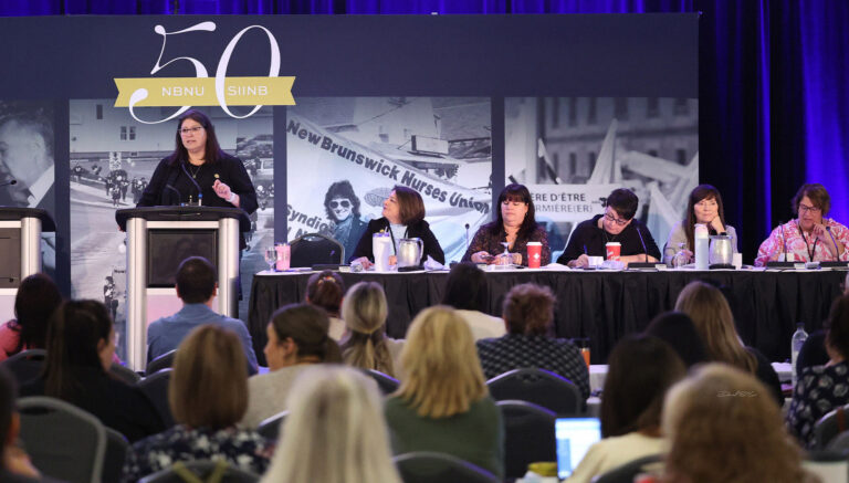 Panel d'infirmières à l'AGA